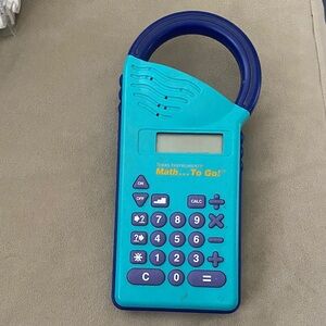 Texas Instruments Teal & Dark Blue Math Toy Calculator